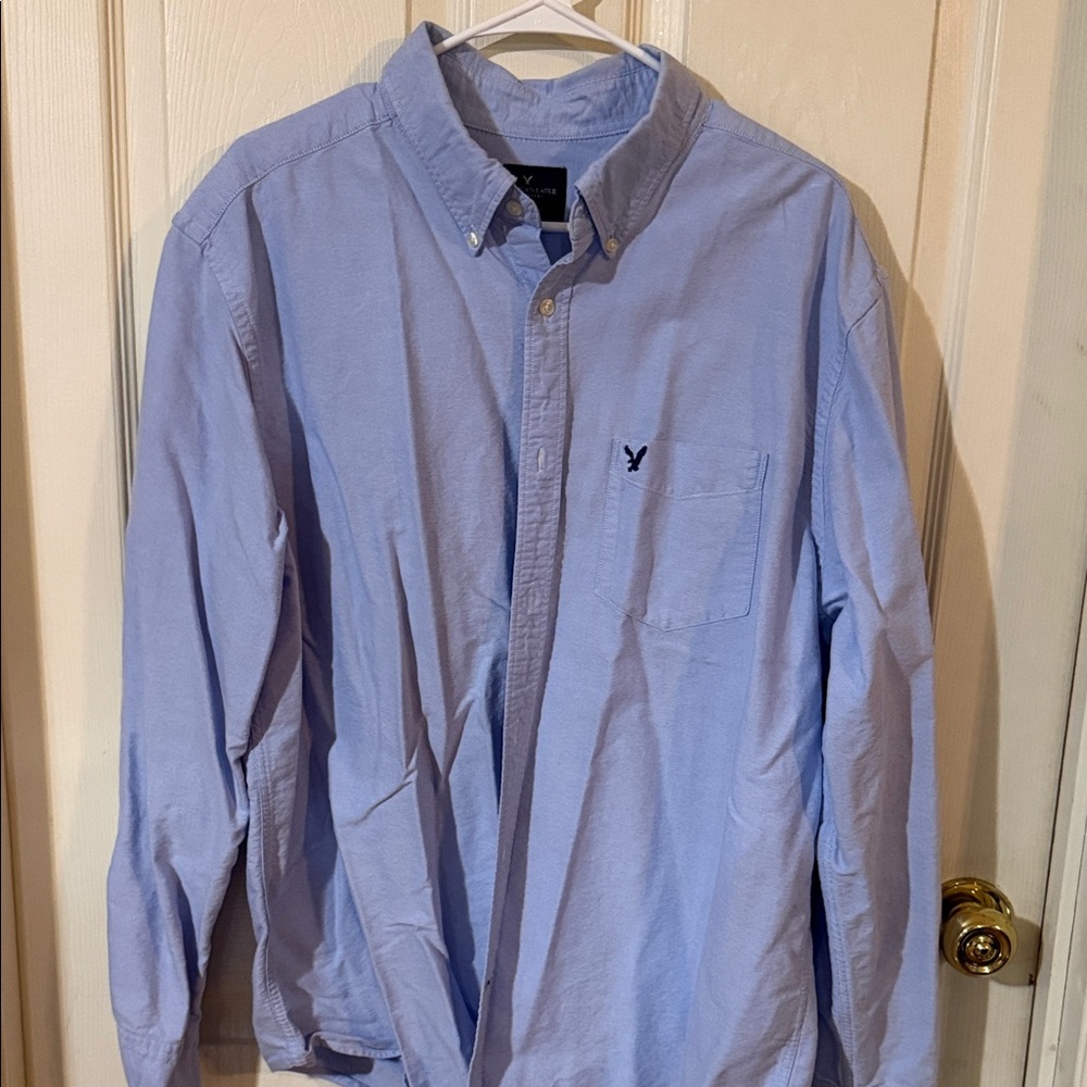 American Eagle Men's Button-Down Shirt